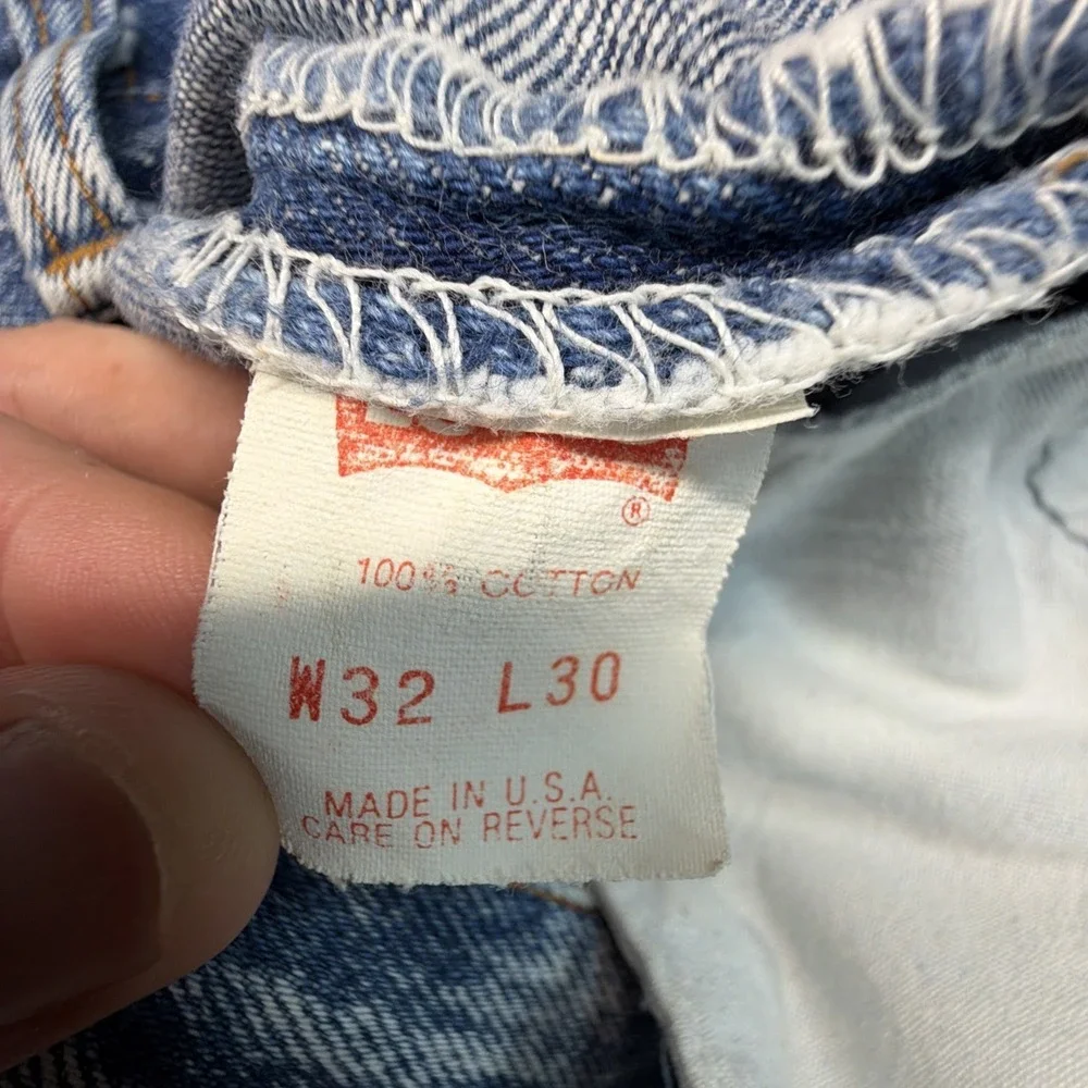 Vintage Levis 501 Jeans Men's 32x30 (Fits 30x29)  Made In USA 1987